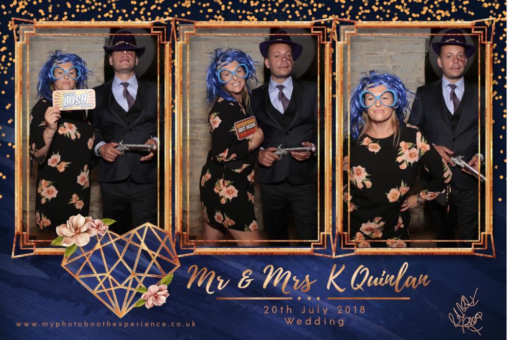 Mr & Mrs K Quinlan | View more photos from the event at gallery.myphotoboothexperience.co.uk/u/MyPhotoBoothExperienceLtd/Mr-Mrs-K-Quinlan
